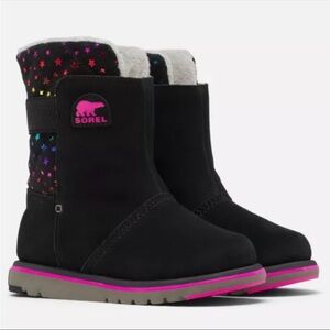 Sorel Kid's Black & Pink Star Rylee Boot
Size 3